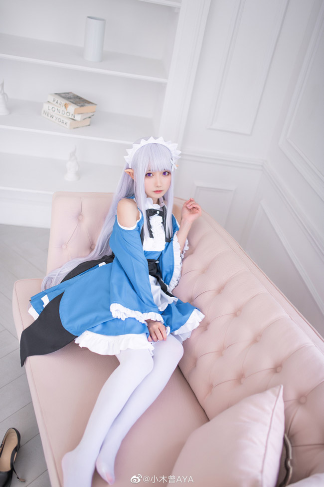 从零开始爱蜜莉雅女仆cos(爱蜜莉雅cosplay CN小木曾)