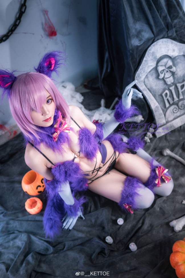 Fate/GrandOrder玛修·基列莱特cos(玛修危险野兽cosplay)