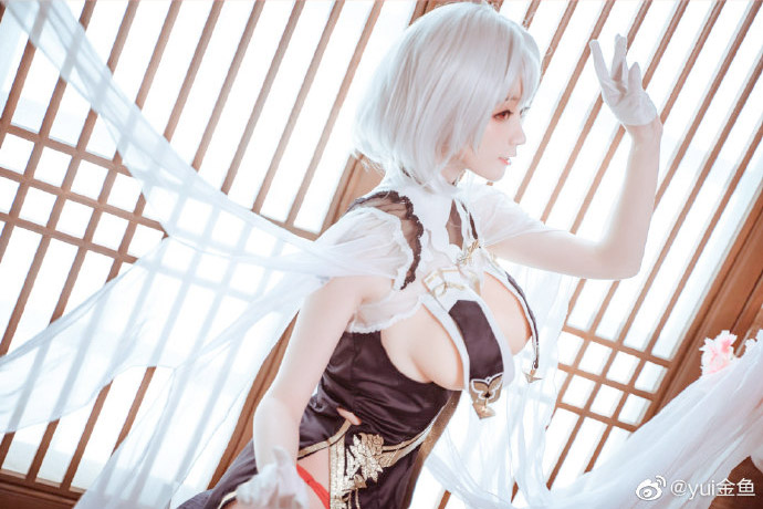 碧蓝航线天狼星旗袍cos 碧蓝航线天狼星旗袍皮肤cosplay