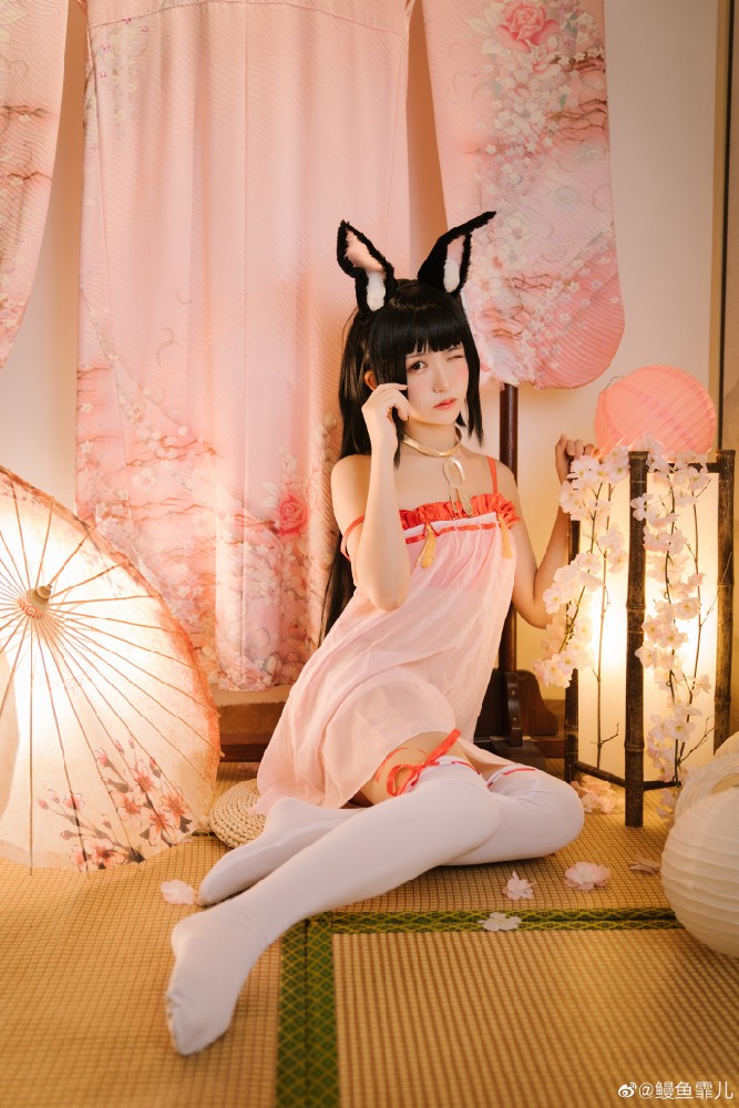 碧蓝航线长门cosplay 碧蓝航线长门狐狸的睡衣cos