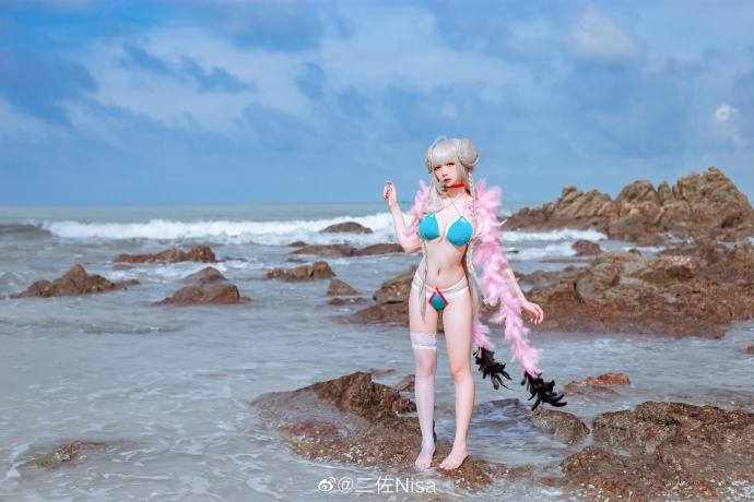 碧蓝航线可畏泳装cosplay 碧蓝航线可畏泳装海边的皇家淑女cos 碧蓝航线可畏泳装cosplay 碧蓝航线可畏泳装海边的皇家淑女cos