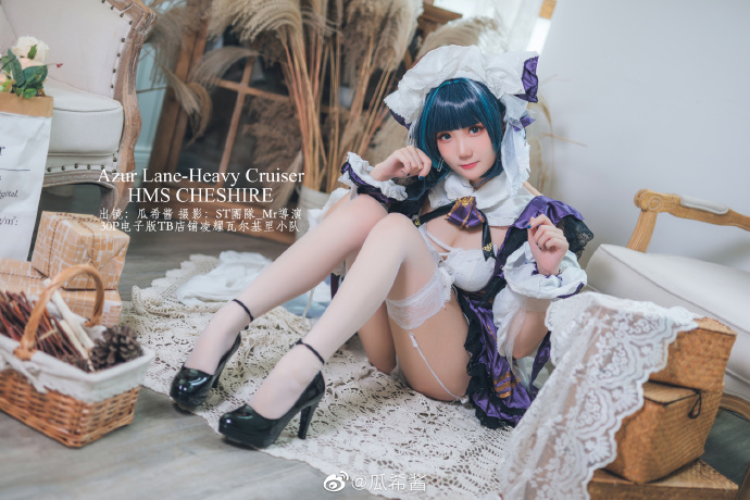 碧蓝航线柴郡cosplay 碧蓝航线柴郡猫女仆cosplay