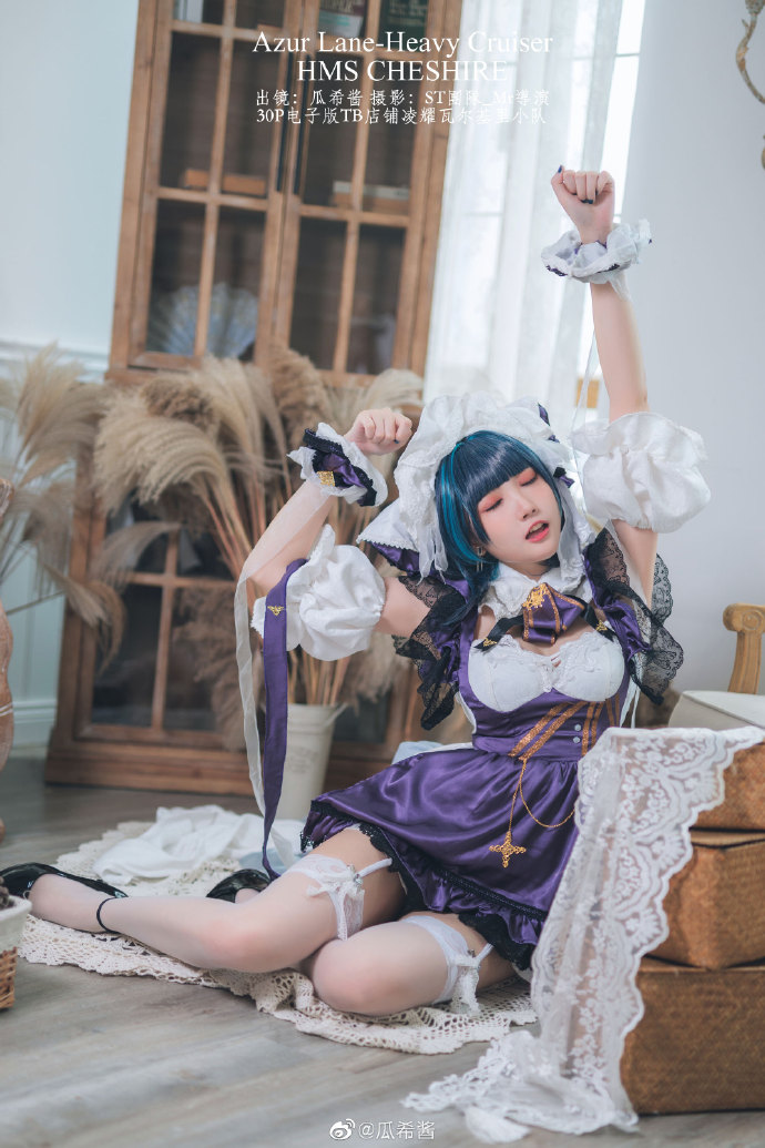 碧蓝航线柴郡cosplay 碧蓝航线柴郡猫女仆cosplay