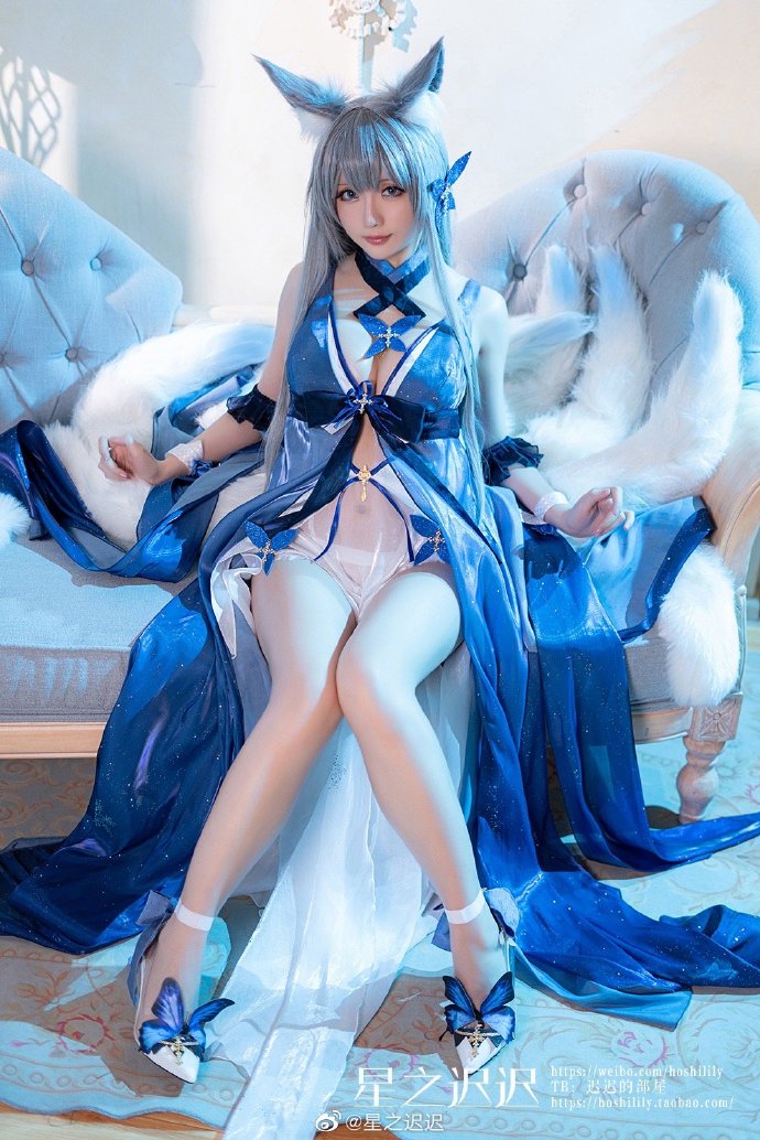 碧蓝航线信浓胧月十夜cos|cn星之迟迟 碧蓝航线信浓胧月十夜cos|cn星之迟迟