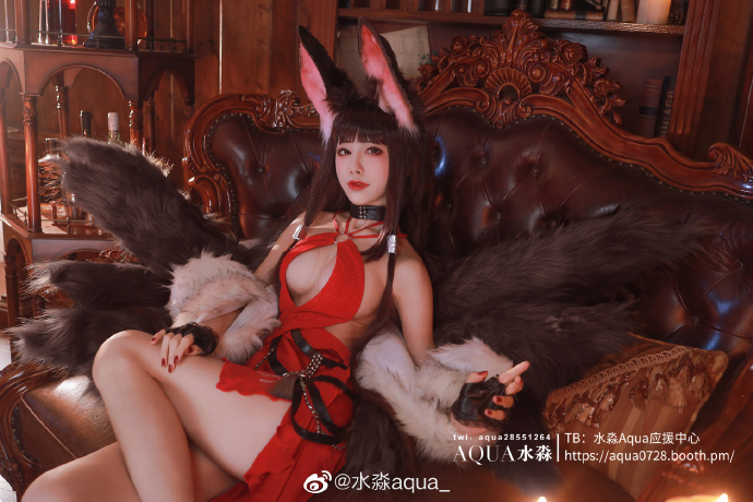 碧蓝航线赤城礼服cos朱娟余醺|cn水淼aqua