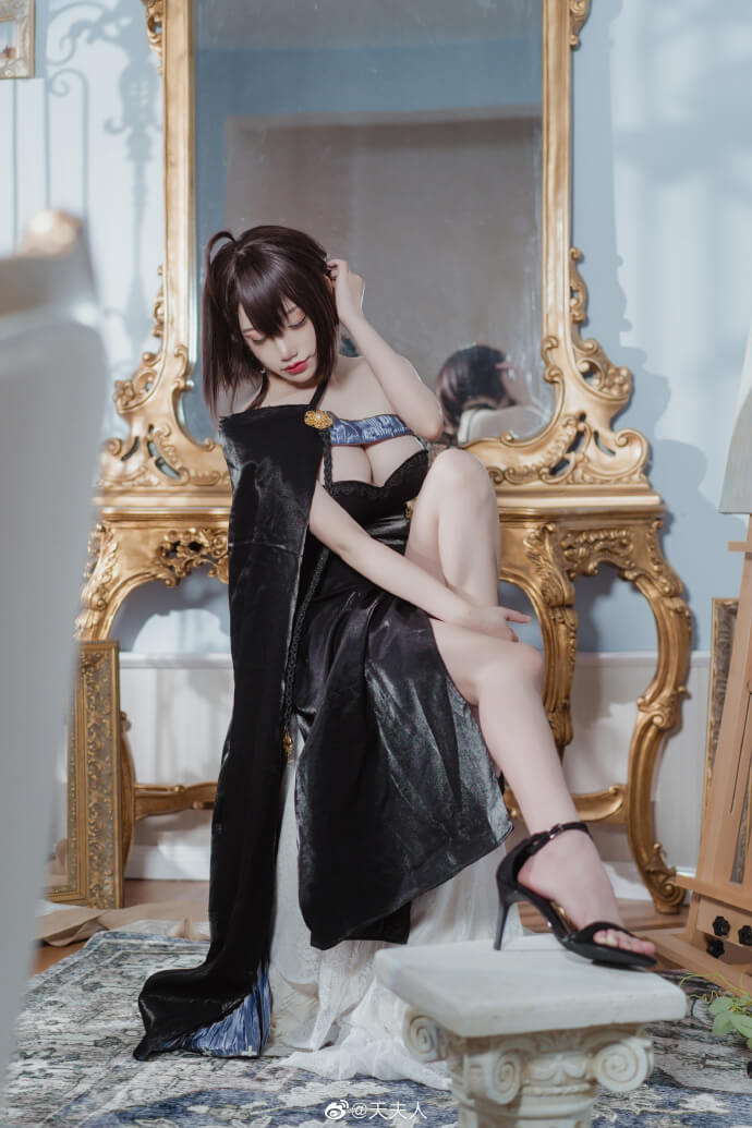碧蓝航线巴尔的摩礼服cos 碧蓝航线巴尔的摩换装夜风minuet|cn天夫人