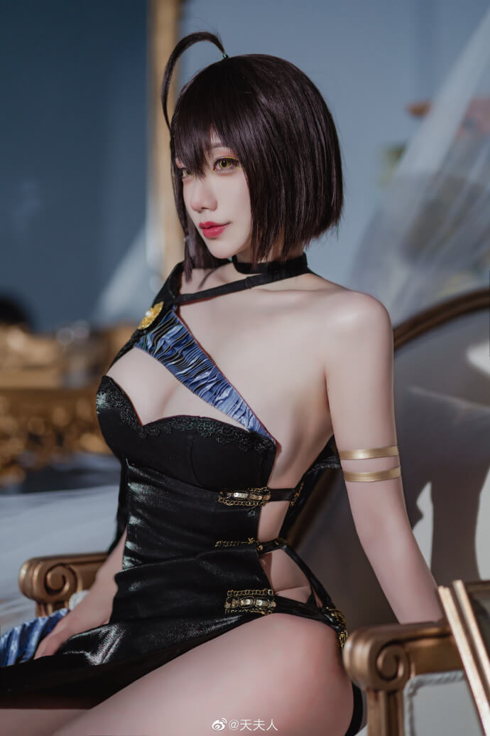 碧蓝航线巴尔的摩礼服cos 碧蓝航线巴尔的摩换装夜风minuet|cn天夫人