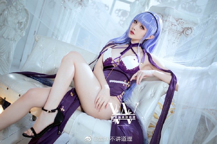 碧蓝航线黛朵礼服cos「多愁的BIsqueDoll」|cn雯妹不讲道理