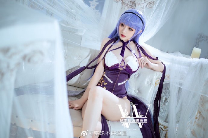 碧蓝航线黛朵礼服cos「多愁的BIsqueDoll」|cn雯妹不讲道理