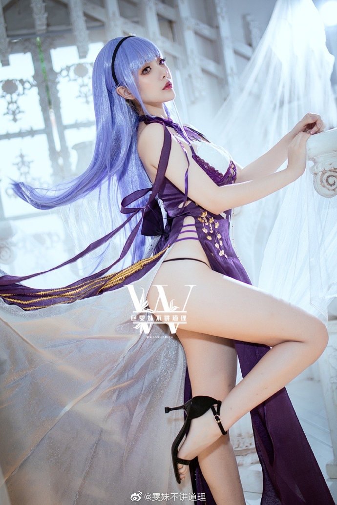 碧蓝航线黛朵礼服cos「多愁的BIsqueDoll」|cn雯妹不讲道理