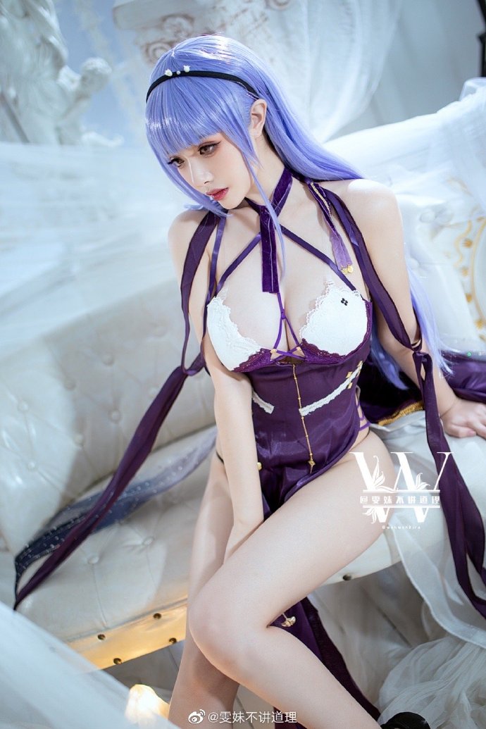 碧蓝航线黛朵礼服cos「多愁的BIsqueDoll」|cn雯妹不讲道理