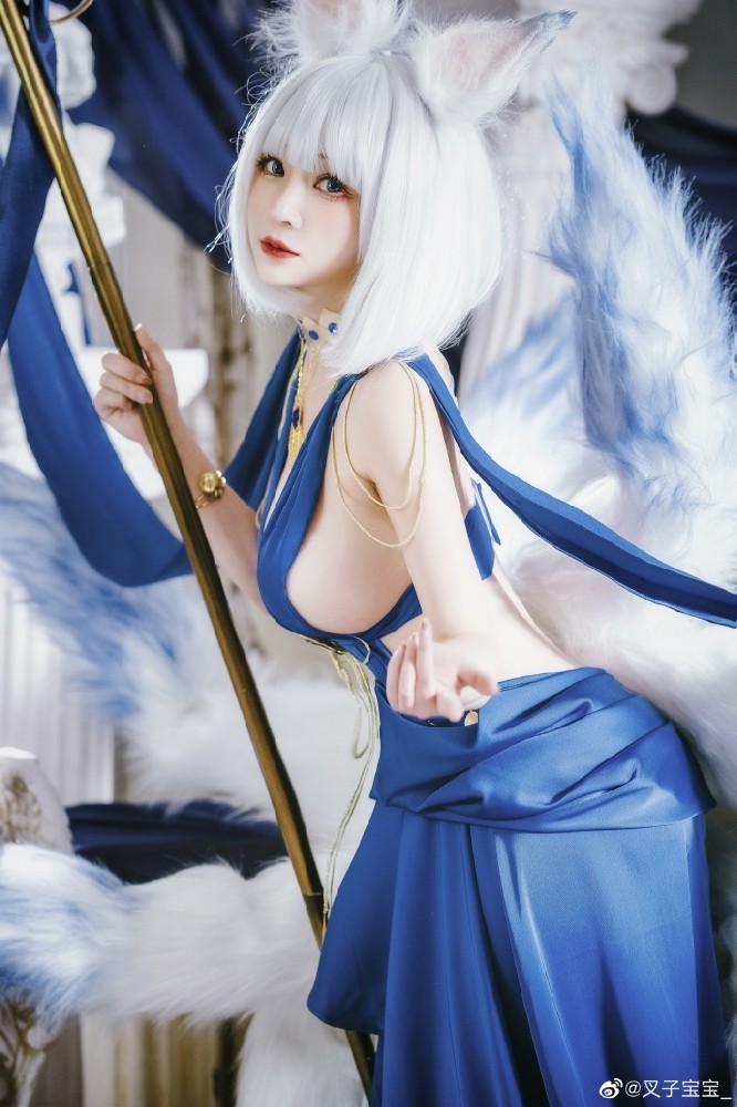 碧蓝航线加贺礼服cosplay 碧蓝航线加贺换装白羽风华cos