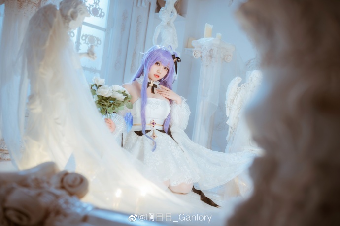 碧蓝航线独角兽花嫁cos 碧蓝航线独角兽梦想的纯白誓约|cn啊日日_Ganlory