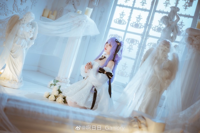 碧蓝航线独角兽花嫁cos 碧蓝航线独角兽梦想的纯白誓约|cn啊日日_Ganlory