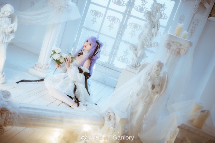 碧蓝航线独角兽花嫁cos 碧蓝航线独角兽梦想的纯白誓约|cn啊日日_Ganlory