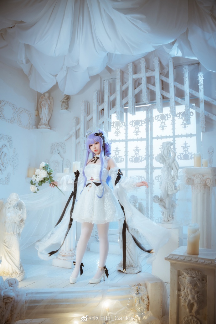 碧蓝航线独角兽花嫁cos 碧蓝航线独角兽梦想的纯白誓约|cn啊日日_Ganlory