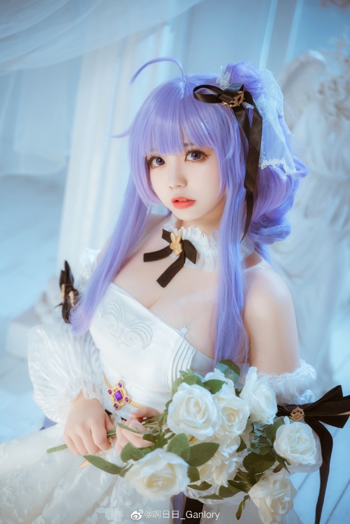 碧蓝航线独角兽花嫁cos 碧蓝航线独角兽梦想的纯白誓约|cn啊日日_Ganlory