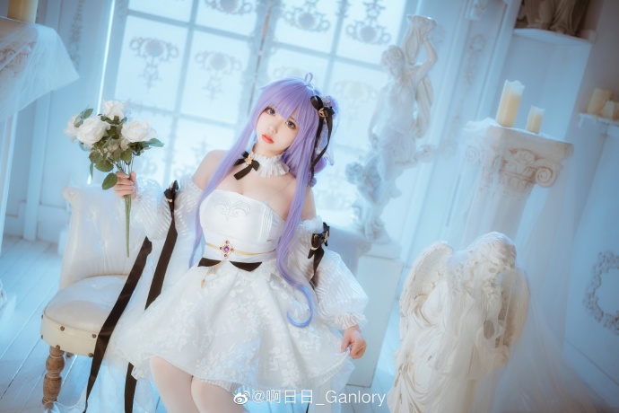 碧蓝航线独角兽花嫁cos 碧蓝航线独角兽梦想的纯白誓约|cn啊日日_Ganlory