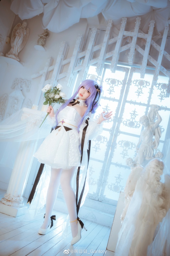 碧蓝航线独角兽花嫁cos 碧蓝航线独角兽梦想的纯白誓约|cn啊日日_Ganlory