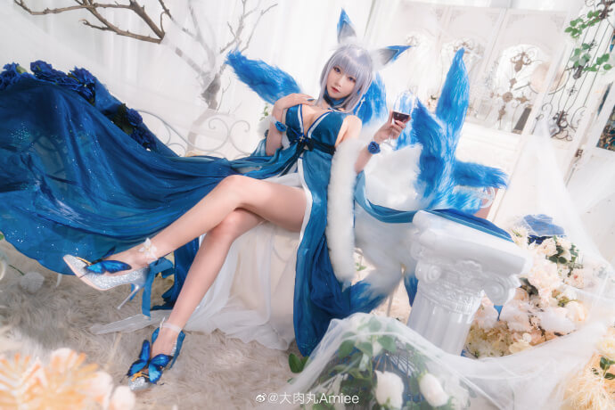 碧蓝航线信浓礼服胧月十夜cos|cn大肉丸Amiee