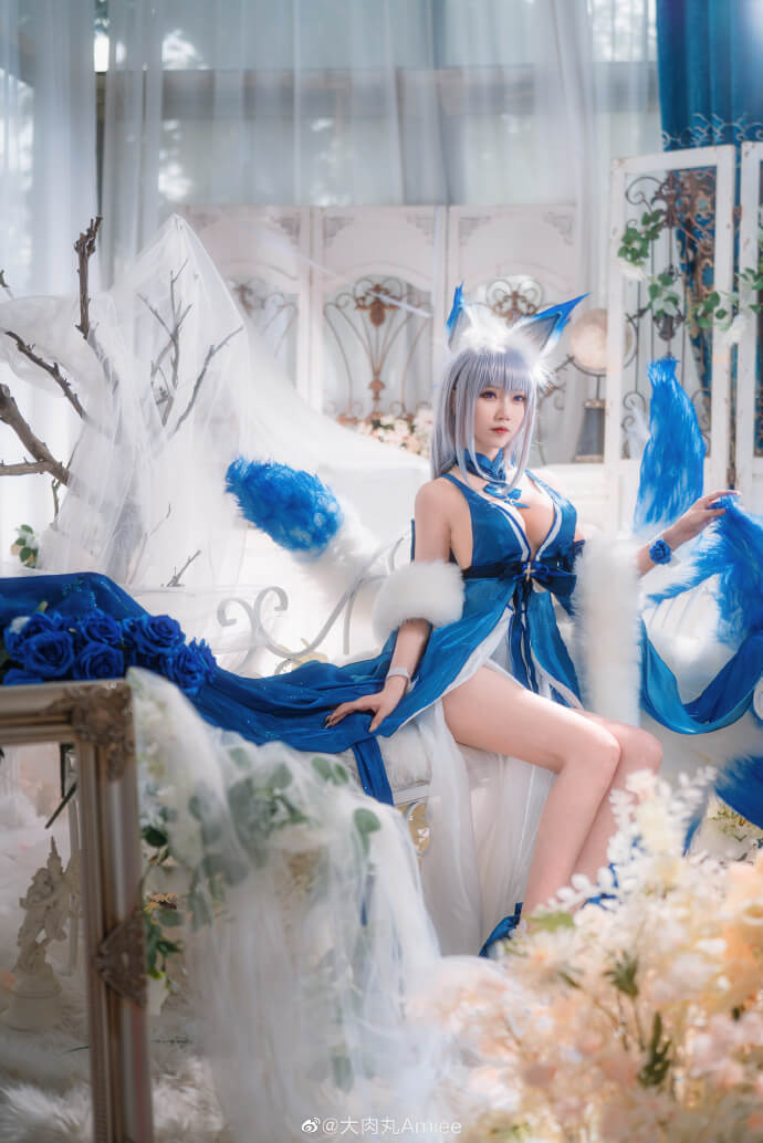 碧蓝航线信浓礼服胧月十夜cos|cn大肉丸Amiee