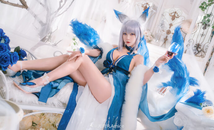 碧蓝航线信浓礼服胧月十夜cos|cn大肉丸Amiee