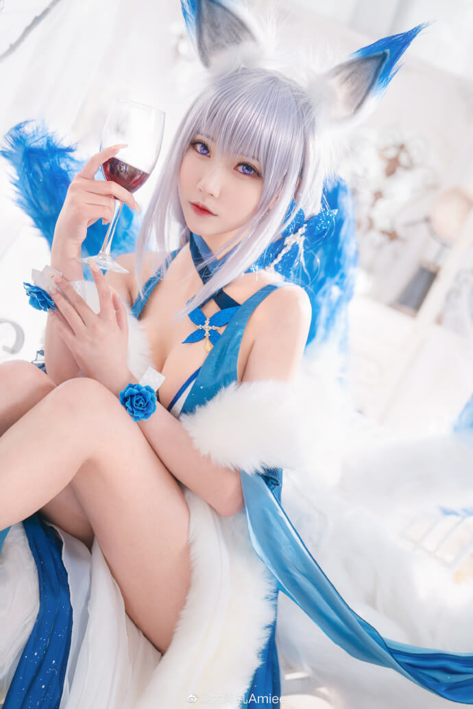 碧蓝航线信浓礼服胧月十夜cos|cn大肉丸Amiee