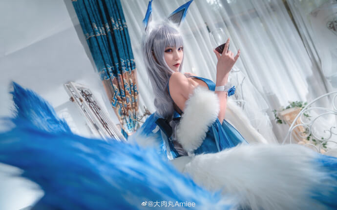 碧蓝航线信浓礼服胧月十夜cos|cn大肉丸Amiee