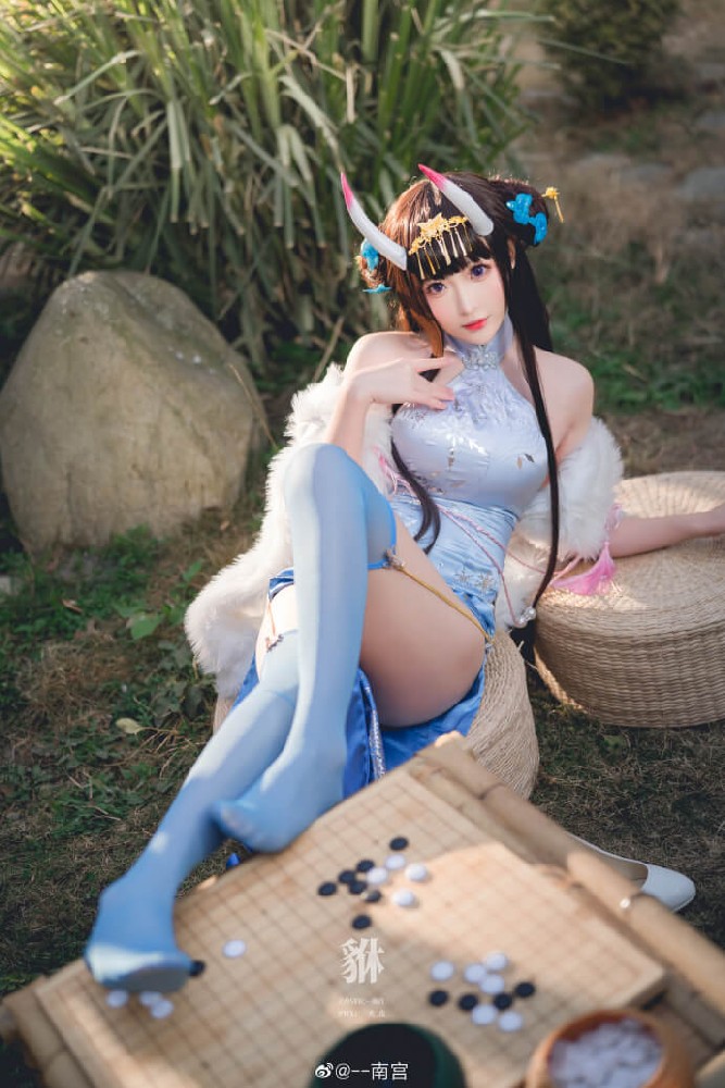 碧蓝航线能代新春旗袍cos 碧蓝航线能代春节旗袍冬雪沁香|cn南宫