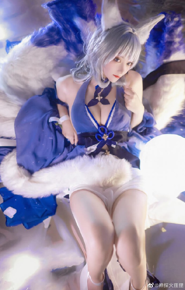 碧蓝航线鵗换装胧月十夜cos 碧蓝航线信浓礼服cosplay|cn神探火狸狸