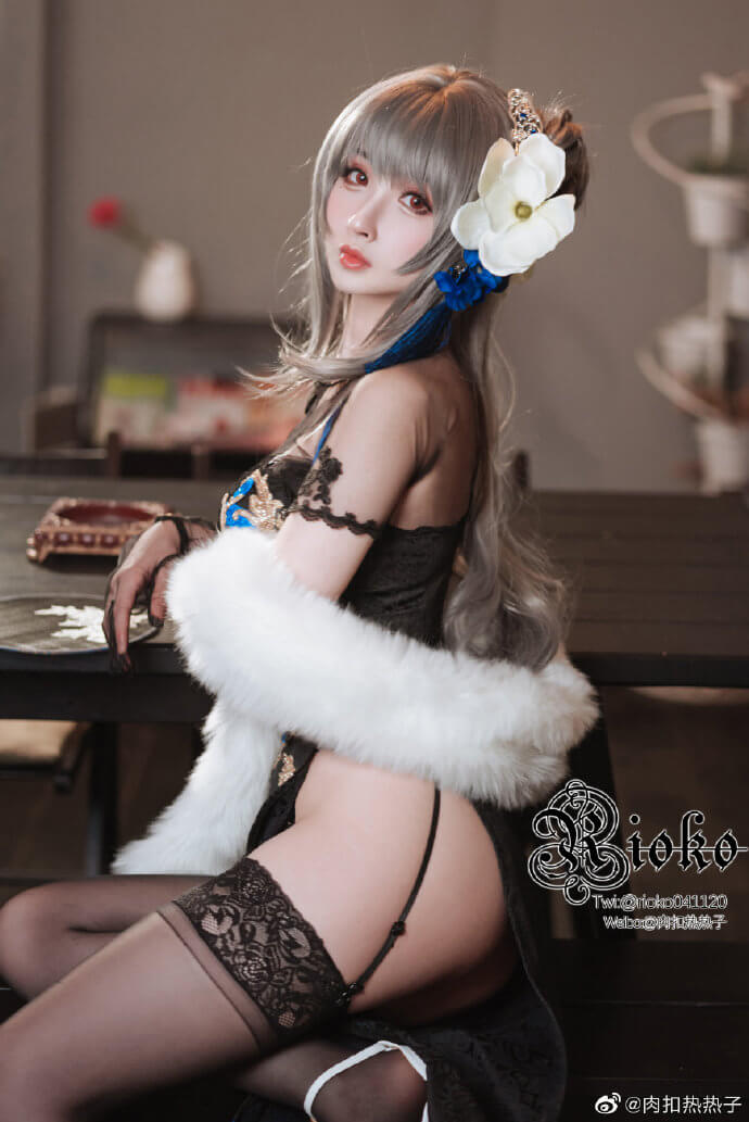 碧蓝航线路易九世旗袍cosplay 碧蓝航线路易九世瑰丽的执勤人cos