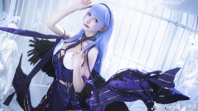 碧蓝航线黛朵礼服cos 多愁的BIsqueDoll|cn一千只猫薄禾