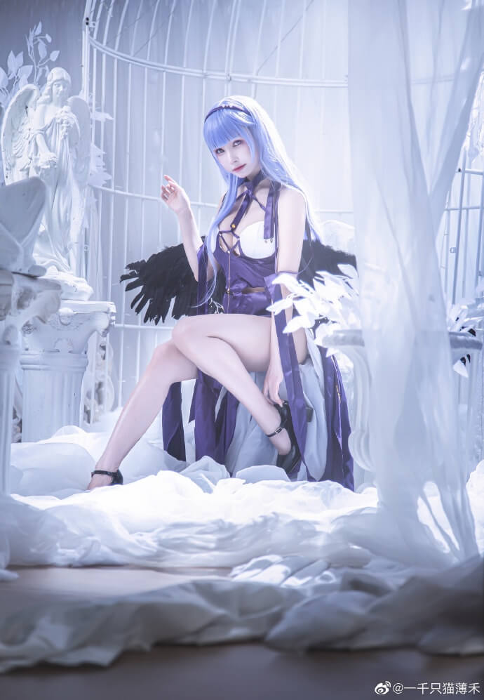 碧蓝航线黛朵礼服cos 多愁的BIsqueDoll|cn一千只猫薄禾
