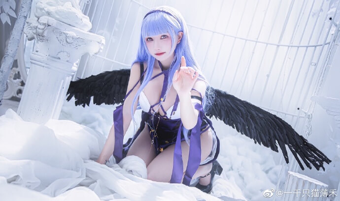 碧蓝航线黛朵礼服cos 多愁的BIsqueDoll|cn一千只猫薄禾