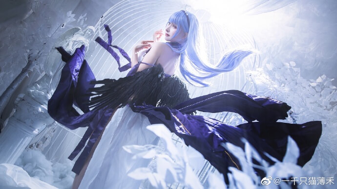 碧蓝航线黛朵礼服cos 多愁的BIsqueDoll|cn一千只猫薄禾