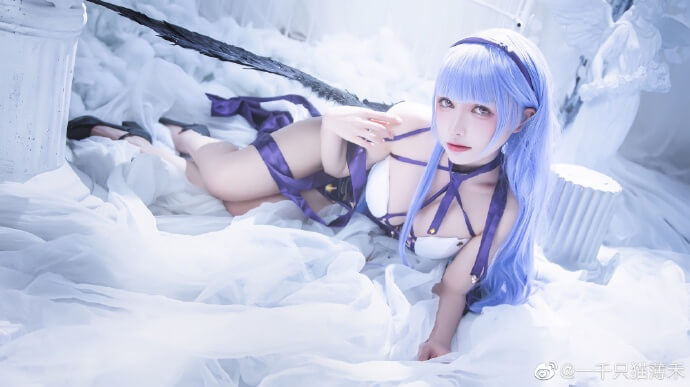 碧蓝航线黛朵礼服cos 多愁的BIsqueDoll|cn一千只猫薄禾