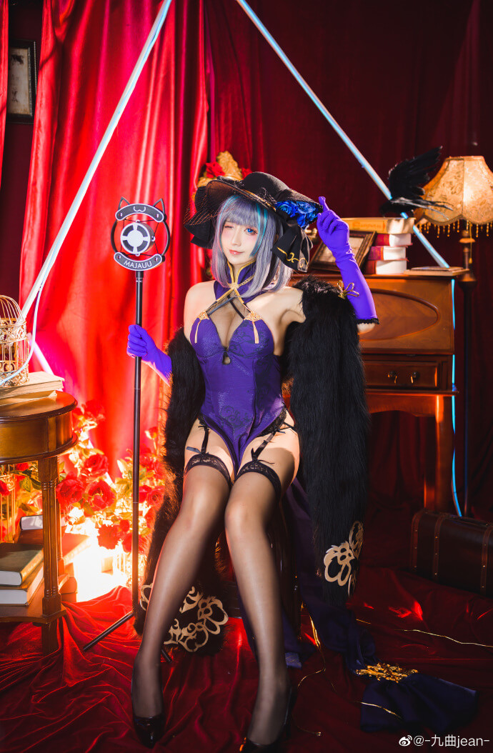 碧蓝航线柴郡猫礼服cos 音乐灿烂CaitSith|cn-九曲jean-