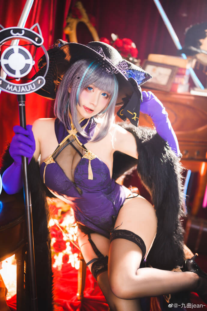 碧蓝航线柴郡猫礼服cos 音乐灿烂CaitSith|cn-九曲jean-