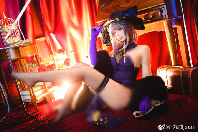 碧蓝航线柴郡猫礼服cos 音乐灿烂CaitSith|cn-九曲jean-