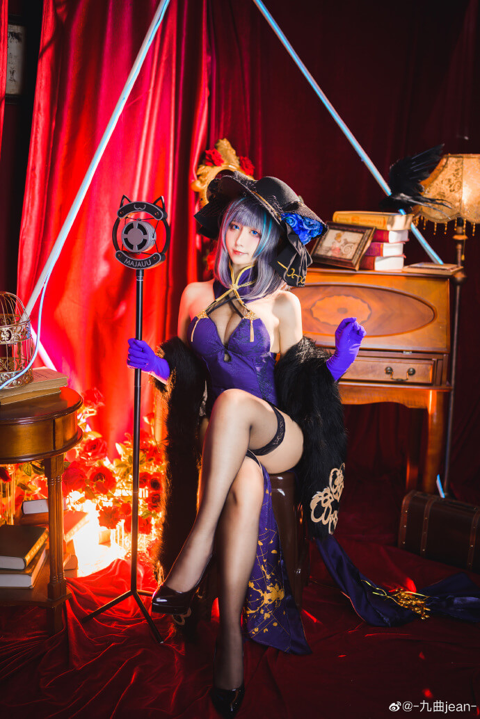 碧蓝航线柴郡猫礼服cos 音乐灿烂CaitSith|cn-九曲jean-
