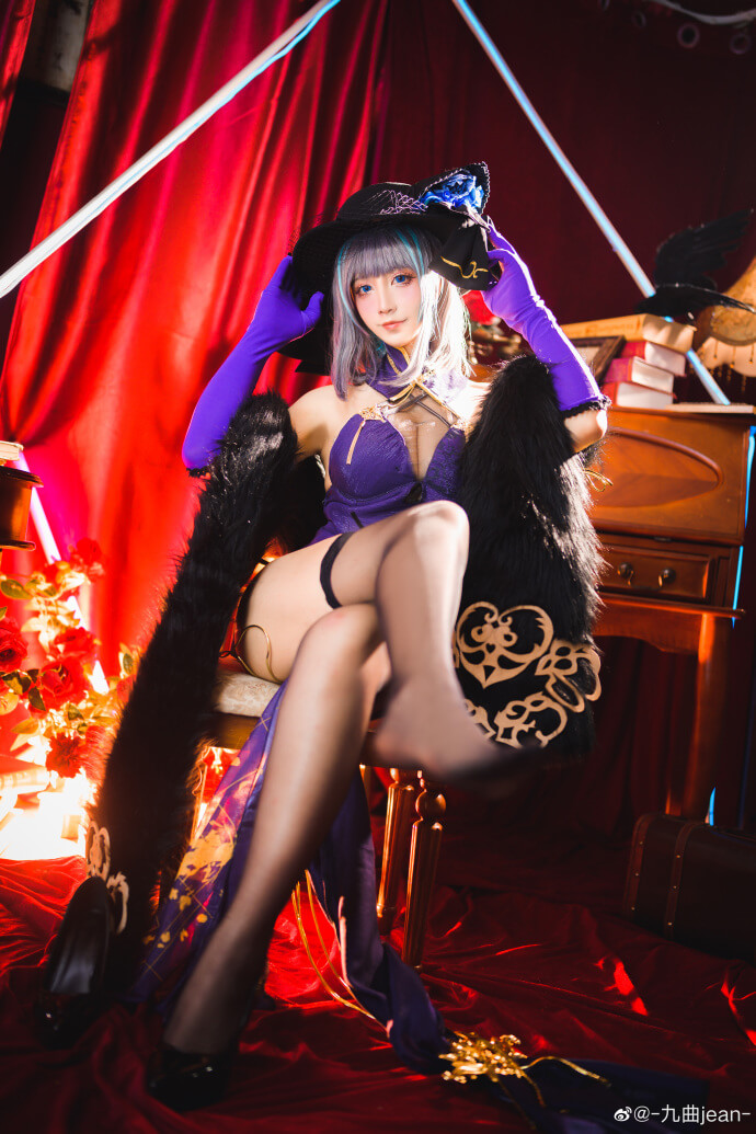 碧蓝航线柴郡猫礼服cos 音乐灿烂CaitSith|cn-九曲jean-
