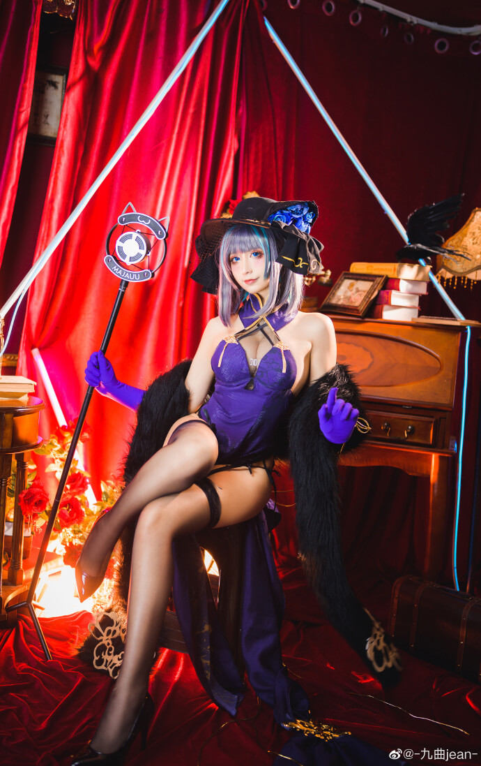 碧蓝航线柴郡猫礼服cos 音乐灿烂CaitSith|cn-九曲jean-