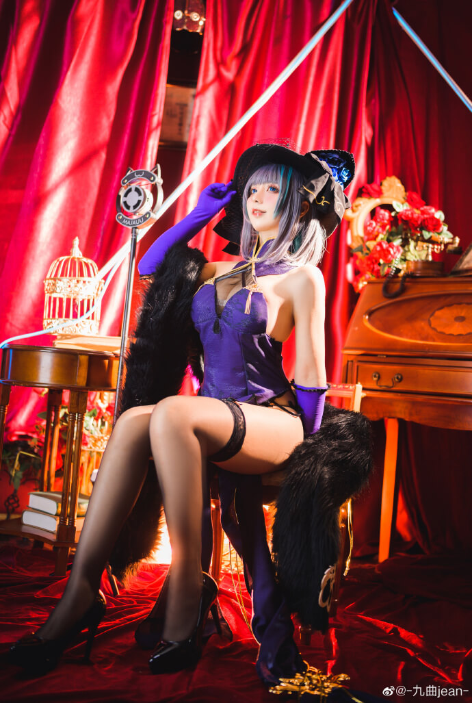 碧蓝航线柴郡猫礼服cos 音乐灿烂CaitSith|cn-九曲jean-