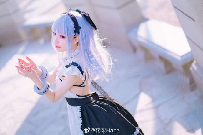 碧蓝航线黛朵cos 碧蓝航线黛朵偶像兵装cosplay