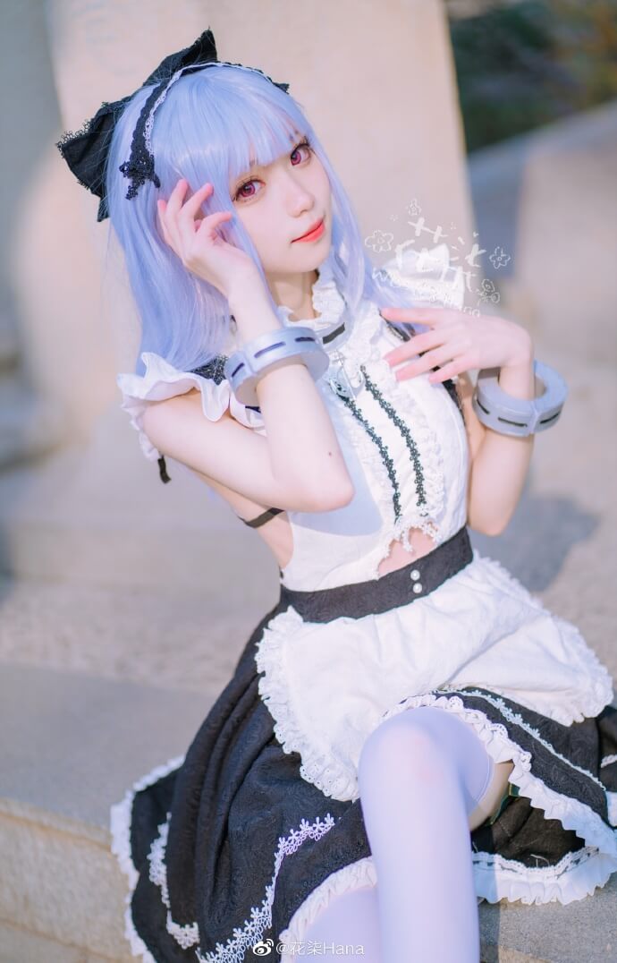 碧蓝航线黛朵cos 碧蓝航线黛朵偶像兵装cosplay