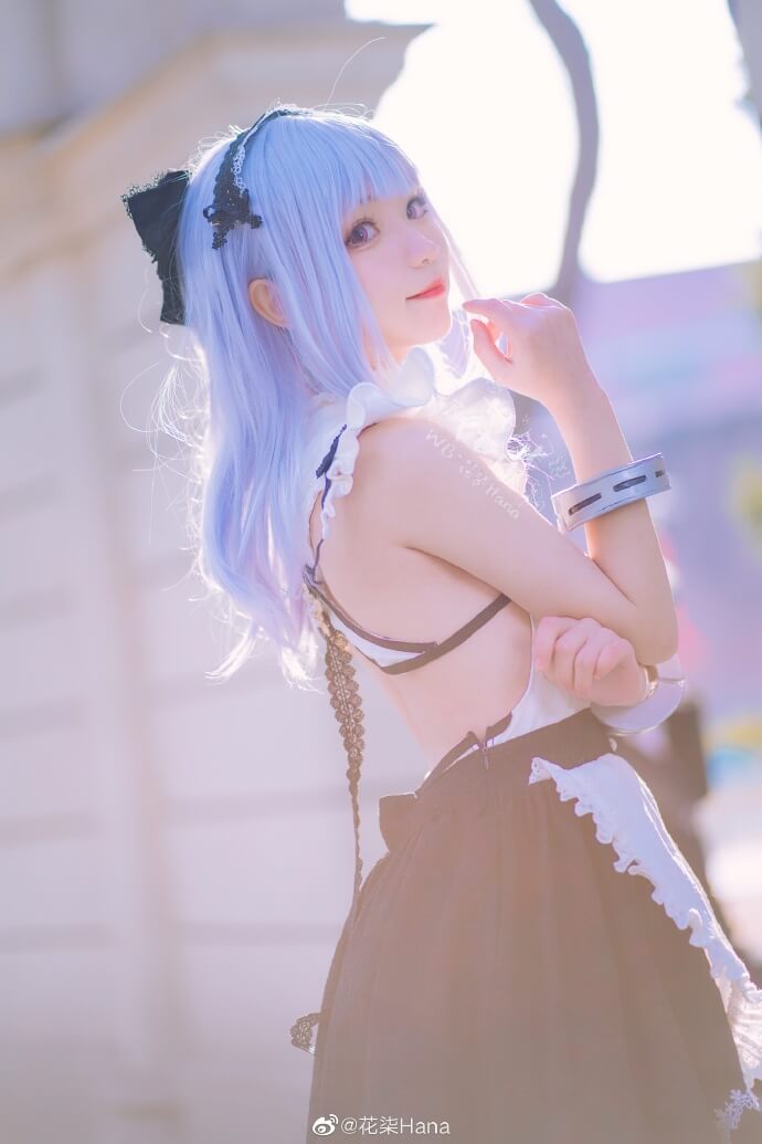 碧蓝航线黛朵cos 碧蓝航线黛朵偶像兵装cosplay