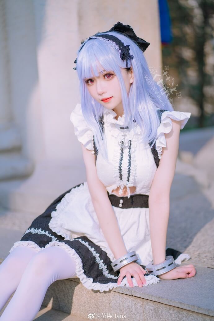 碧蓝航线黛朵cos 碧蓝航线黛朵偶像兵装cosplay