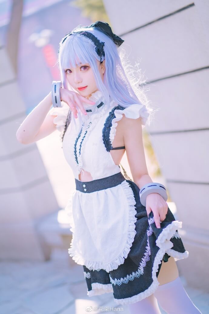 碧蓝航线黛朵cos 碧蓝航线黛朵偶像兵装cosplay