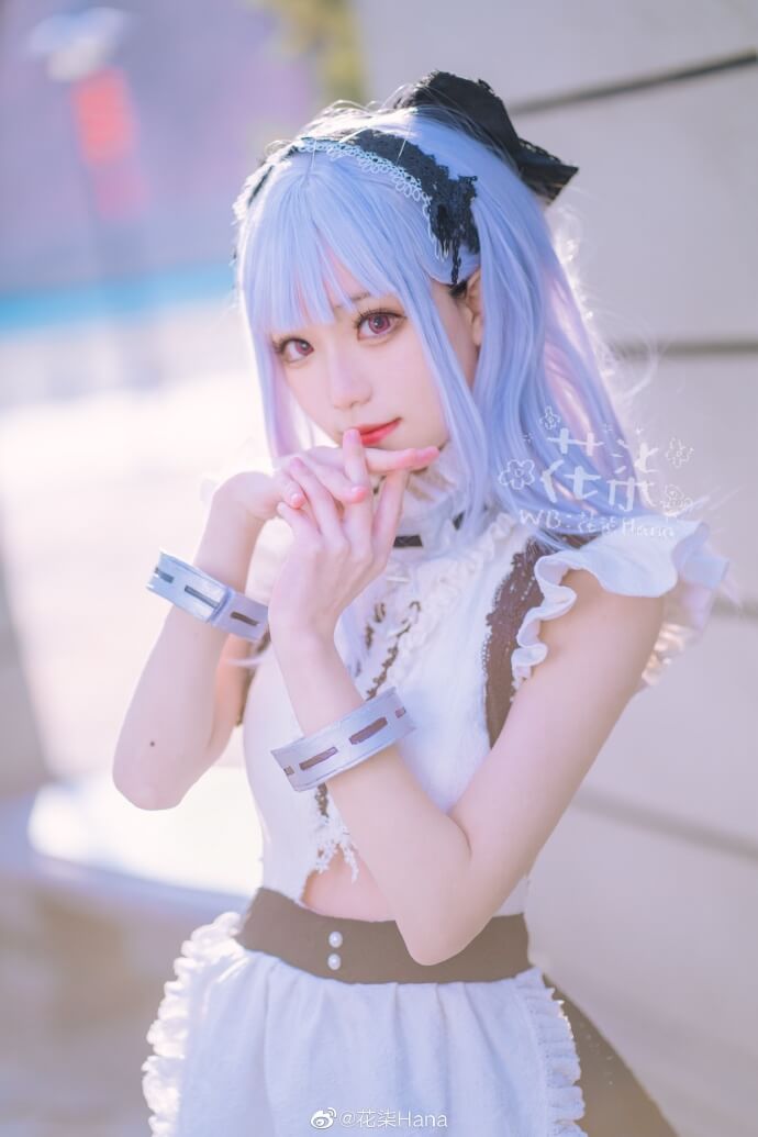 碧蓝航线黛朵cos 碧蓝航线黛朵偶像兵装cosplay