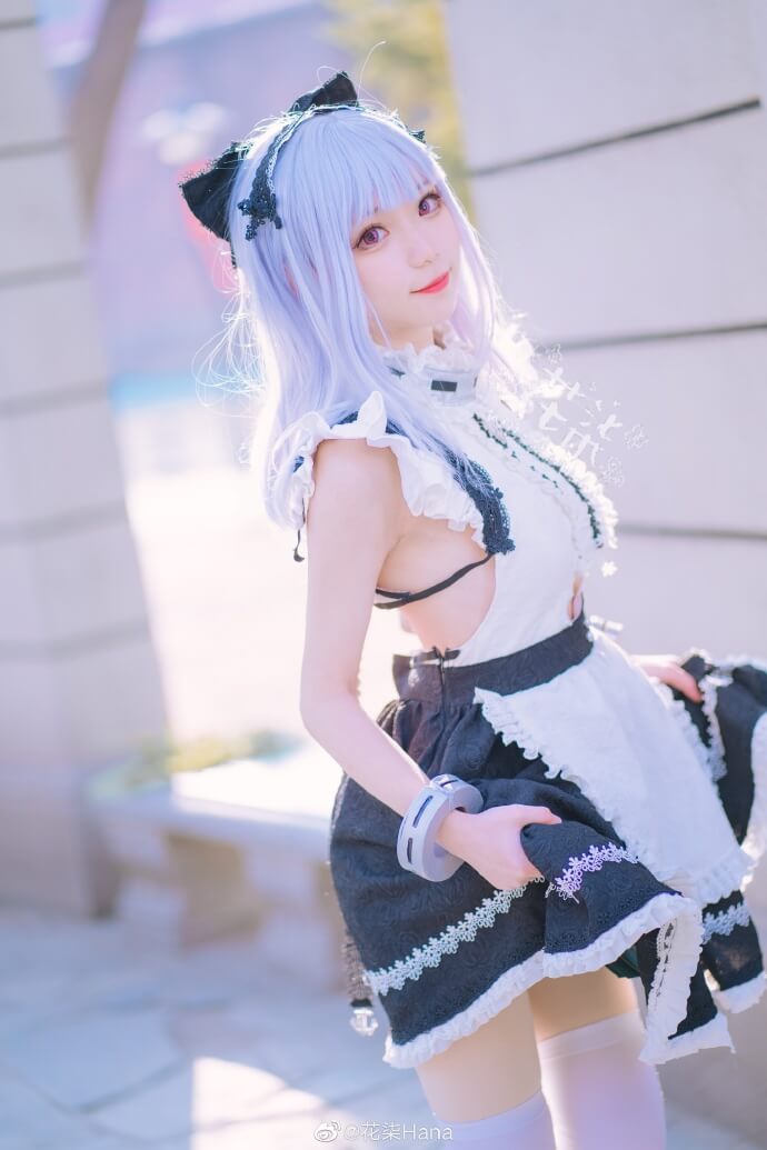 碧蓝航线黛朵cos 碧蓝航线黛朵偶像兵装cosplay